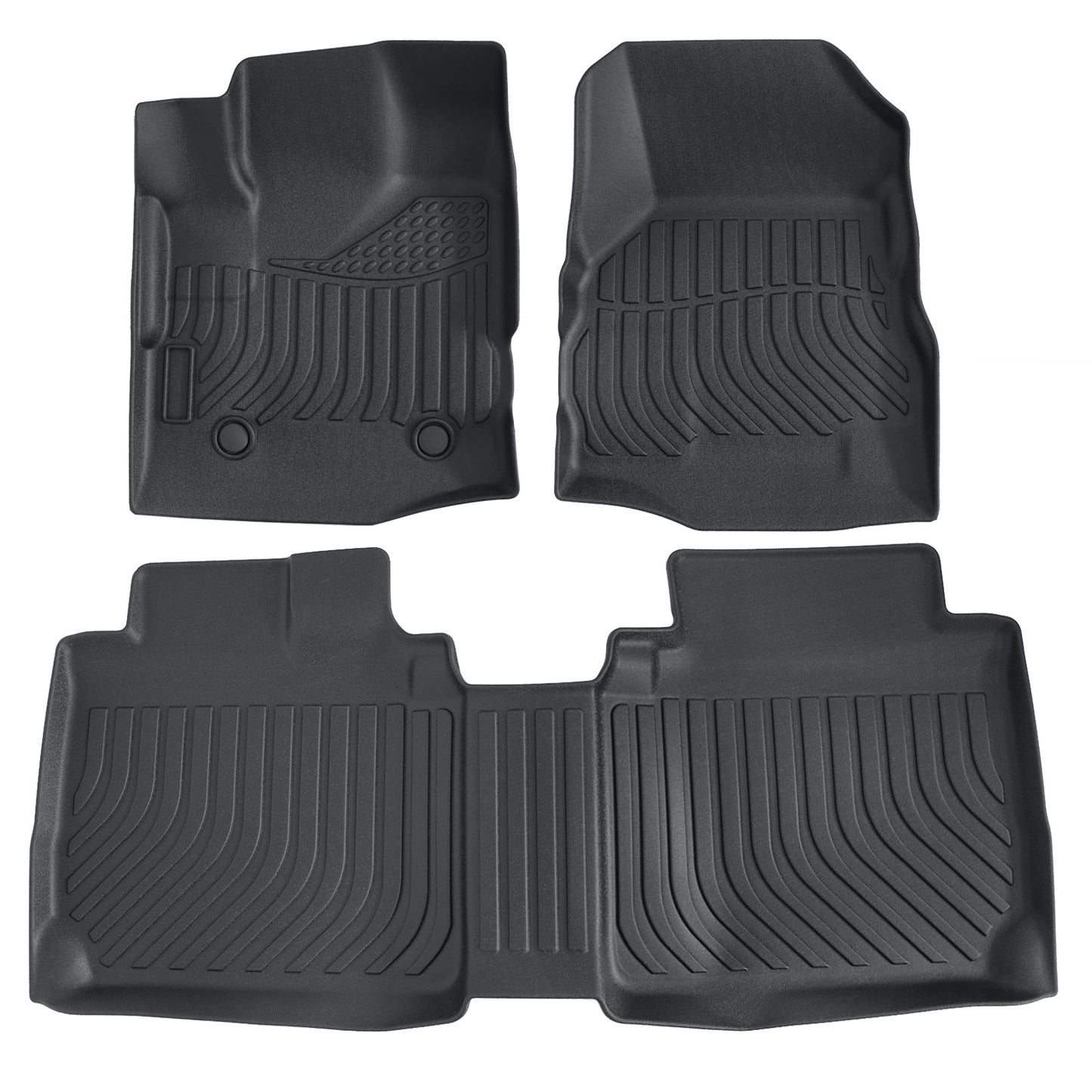 Floor Mats Liner For 2010-2017 Chevy Equinox GMC Terrain 4-Door Front & Rear 3X