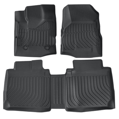 Floor Mats Liner For 2010-2017 Chevy Equinox GMC Terrain 4-Door Front & Rear 3X