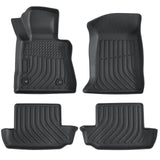 Floor Mats Liner For 2016 - 2024 Chevrolet Camaro Front & Rear All-Weather Black