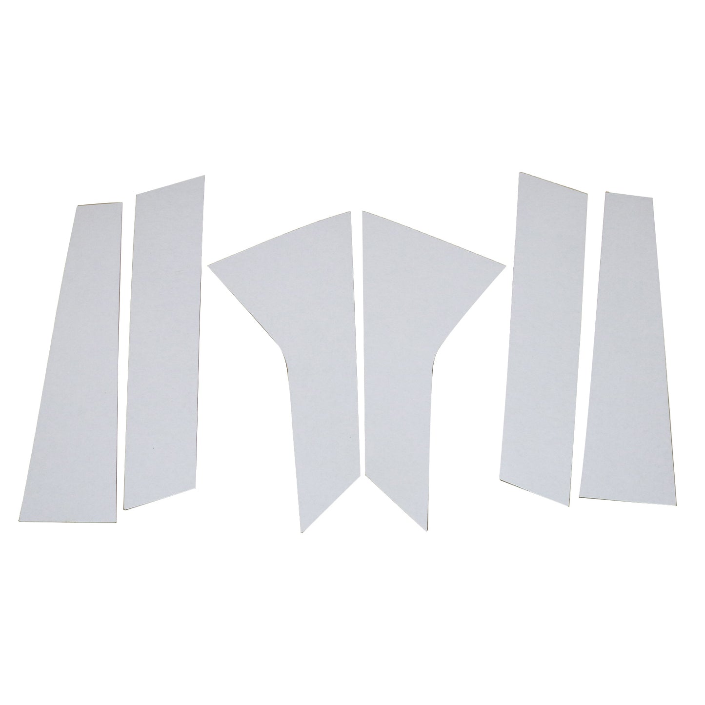 6X Fits Honda Civic sedan 11th 2022 Car Black Window BC Pillar Posts Cover Trim