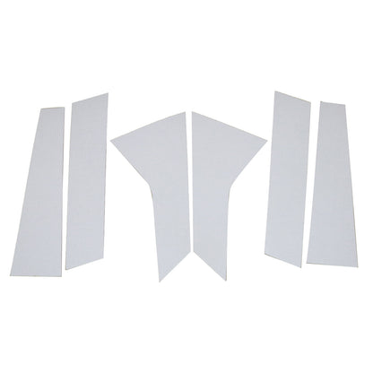 6X Fits Honda Civic sedan 11th 2022 Car Black Window BC Pillar Posts Cover Trim