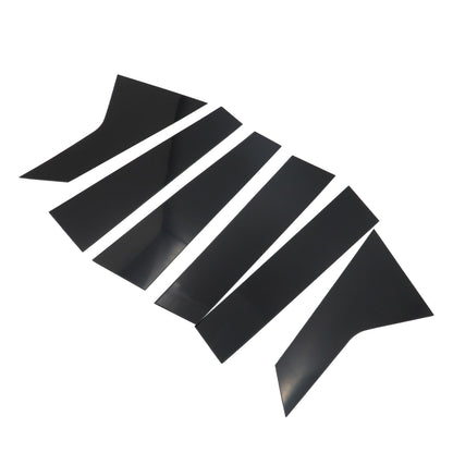 6X Fits Honda Civic sedan 11th 2022 Car Black Window BC Pillar Posts Cover Trim