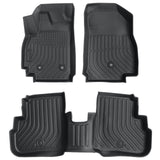 2 Row Floor Mats Liner For 2016-2022 Chevrolet Spark Hatchback Front & Rear TPE