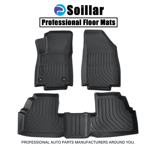 For 2013 2014 2015 2016 Chevy Trax Buick Encore TPE Front+Rear Floor Mats Liners