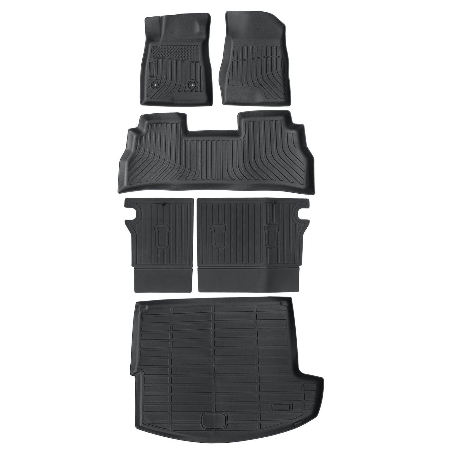 Floor Mats & Trunk Cargo Liner & Backrest Mats For 2024-2025 Chevrolet Trax TPE