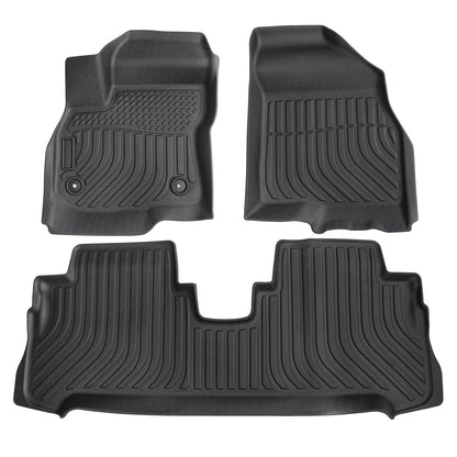 2 Row Floor Mats Liner For 2017 2018 2019 2020 2021 2022 2023 Chevy Bolt EV TPE