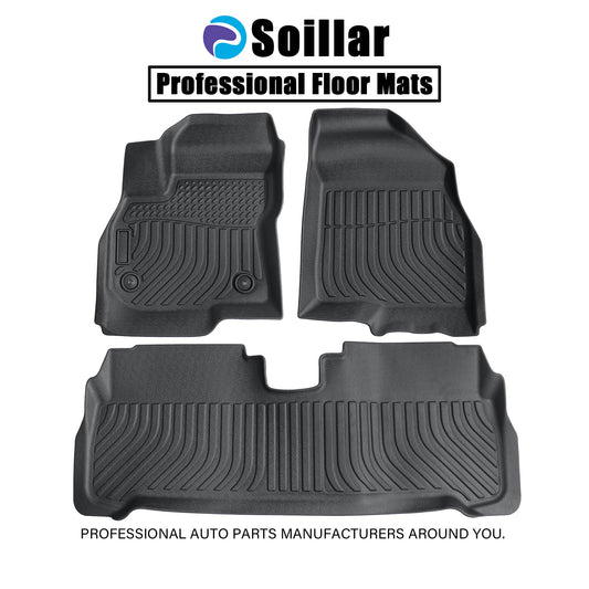 TPE Floor Mats Liners All Weather For 2022 2023 2024 Chevrolet Bolt EUV 5-Seat