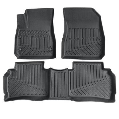 Floor Mats Liners TPE For 2016-2025 Chevrolet Malibu Front & Rear 3D All-Weather