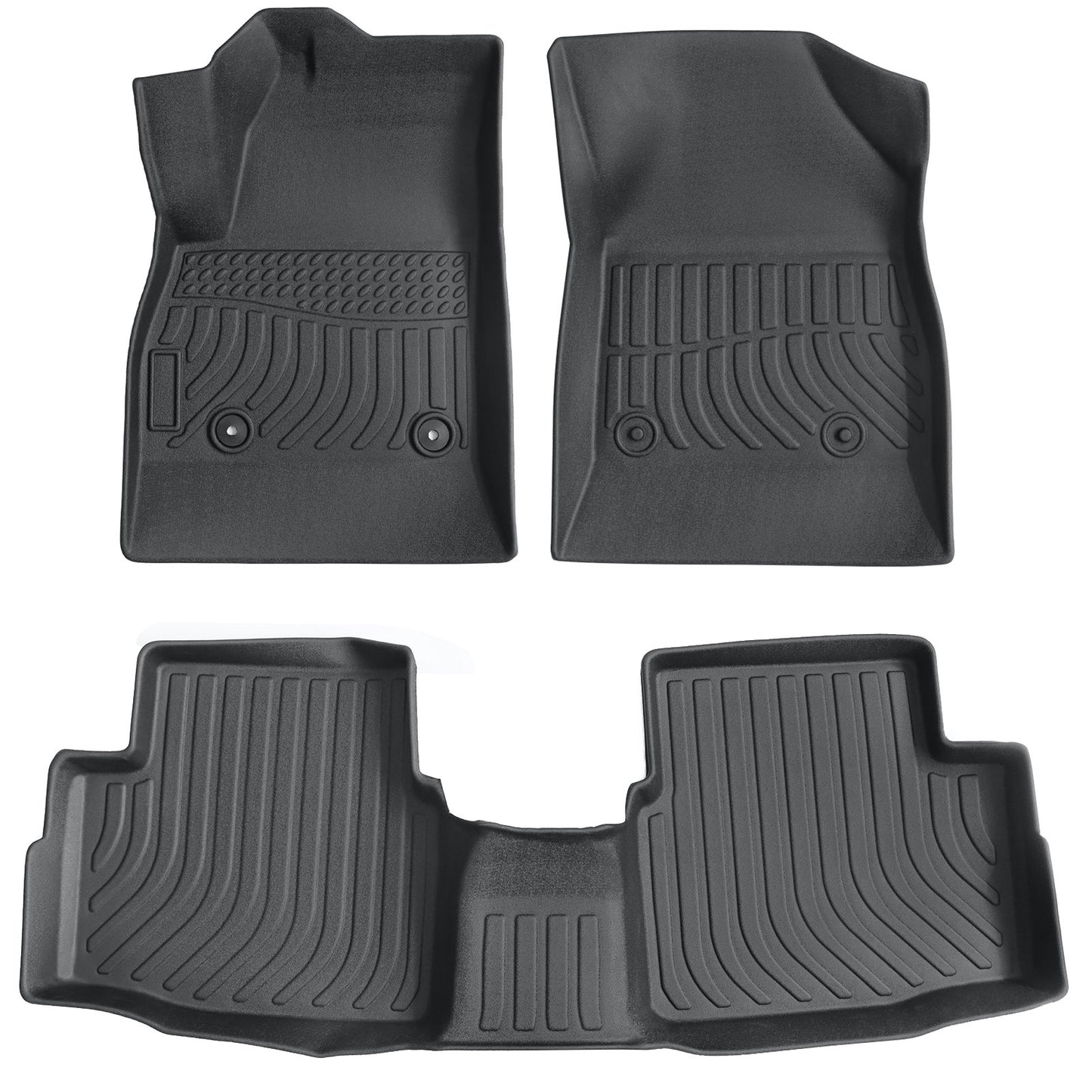 Floor Mats Liners TPE For 2016-2019 Chevy Cruze Front & Rear 3D All-Weather