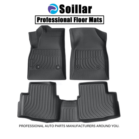 Floor Mats Liners TPE For 2016-2019 Chevy Cruze Front & Rear 3D All-Weather
