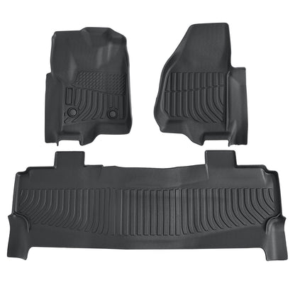TPE Floor Mats Liner For 2012-2016 Ford F-250/F-350/F-450 SuperCrew Cab 3D Model
