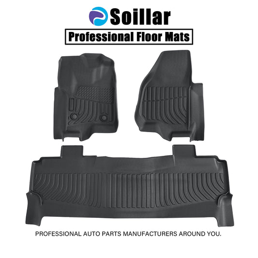 TPE Floor Mats Liner For 2012-2016 Ford F-250/F-350/F-450 SuperCrew Cab 3D Model