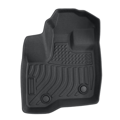 3 Row TPE Floor Mats Liners 4Pcs Black For 2011-2014 Ford Explorer Bench Seating