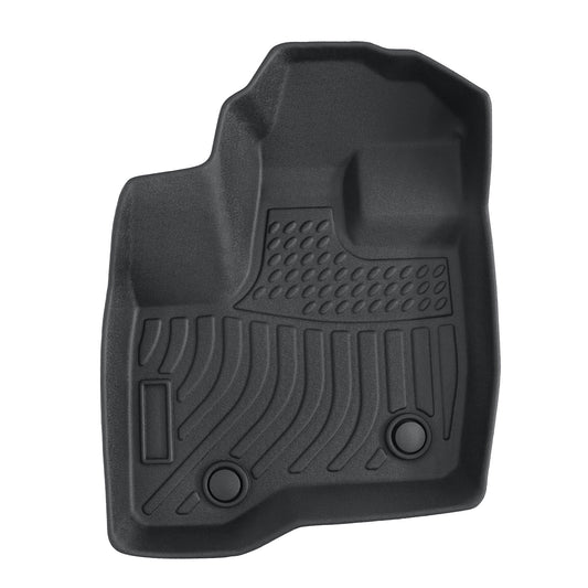 3 Row TPE Floor Mats Liners 4Pcs Black For 2011-2014 Ford Explorer Bench Seating