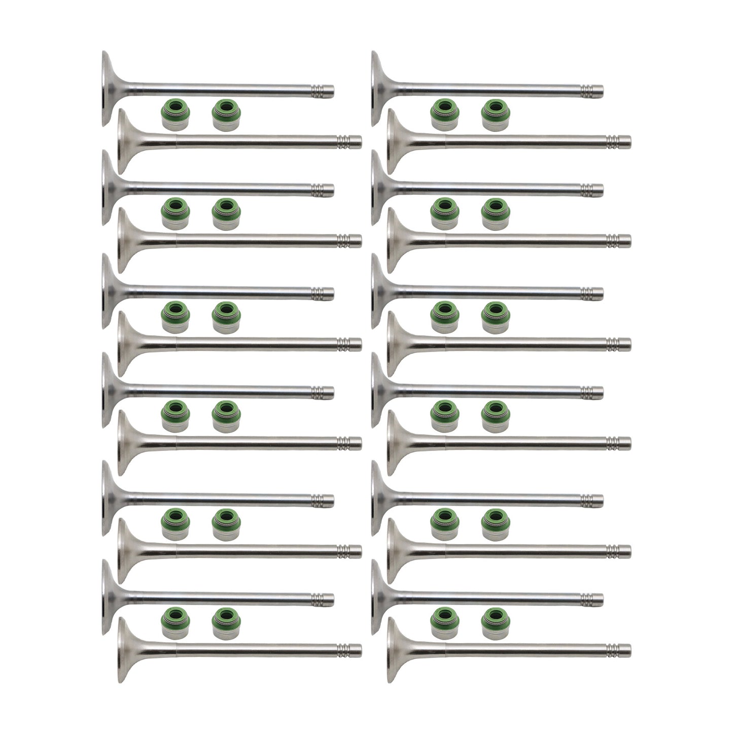 24X Intake & Exhaust Valve Set Fits Audi A4 A5 A6 A7 A8 Q5 Q7 3.0T 06E109601E
