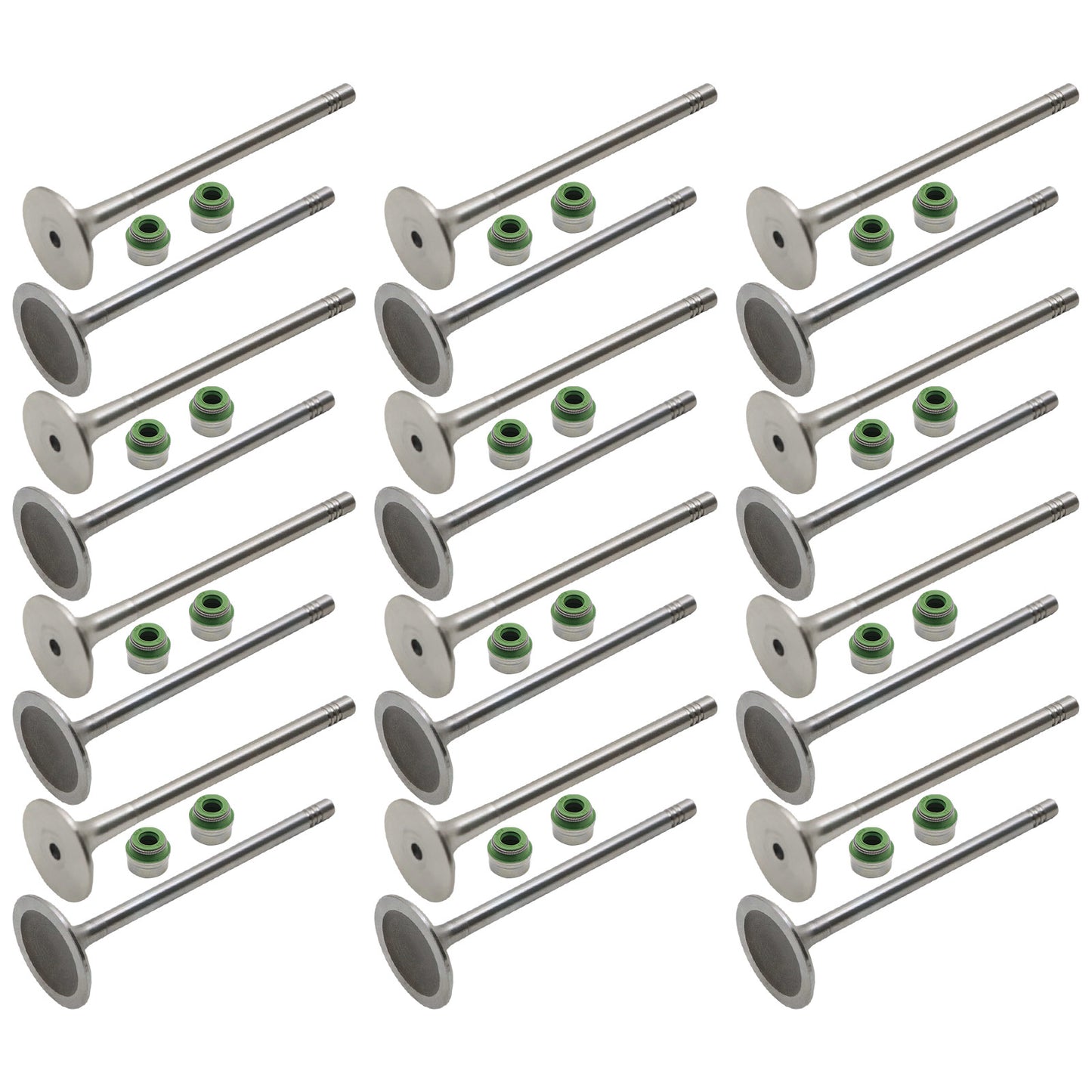 24X Intake & Exhaust Valve Set Fits Audi A4 A5 A6 A7 A8 Q5 Q7 3.0T 06E109601E