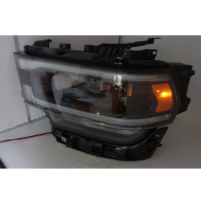 For 2019-2024 Ram 2500 3500 Headlight Full LED w/Reflector Type Driver Black