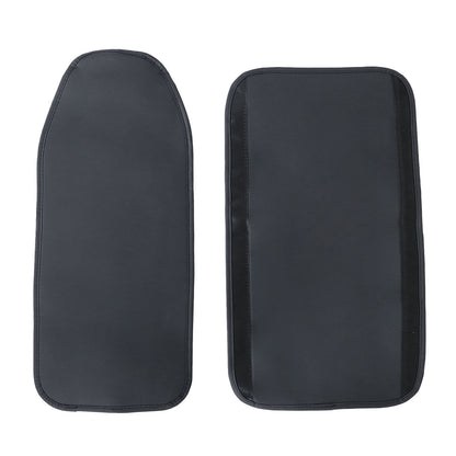 PU Leather Full Surround Set Car 5-Seat Cover Protector For Toyota Black & Tan