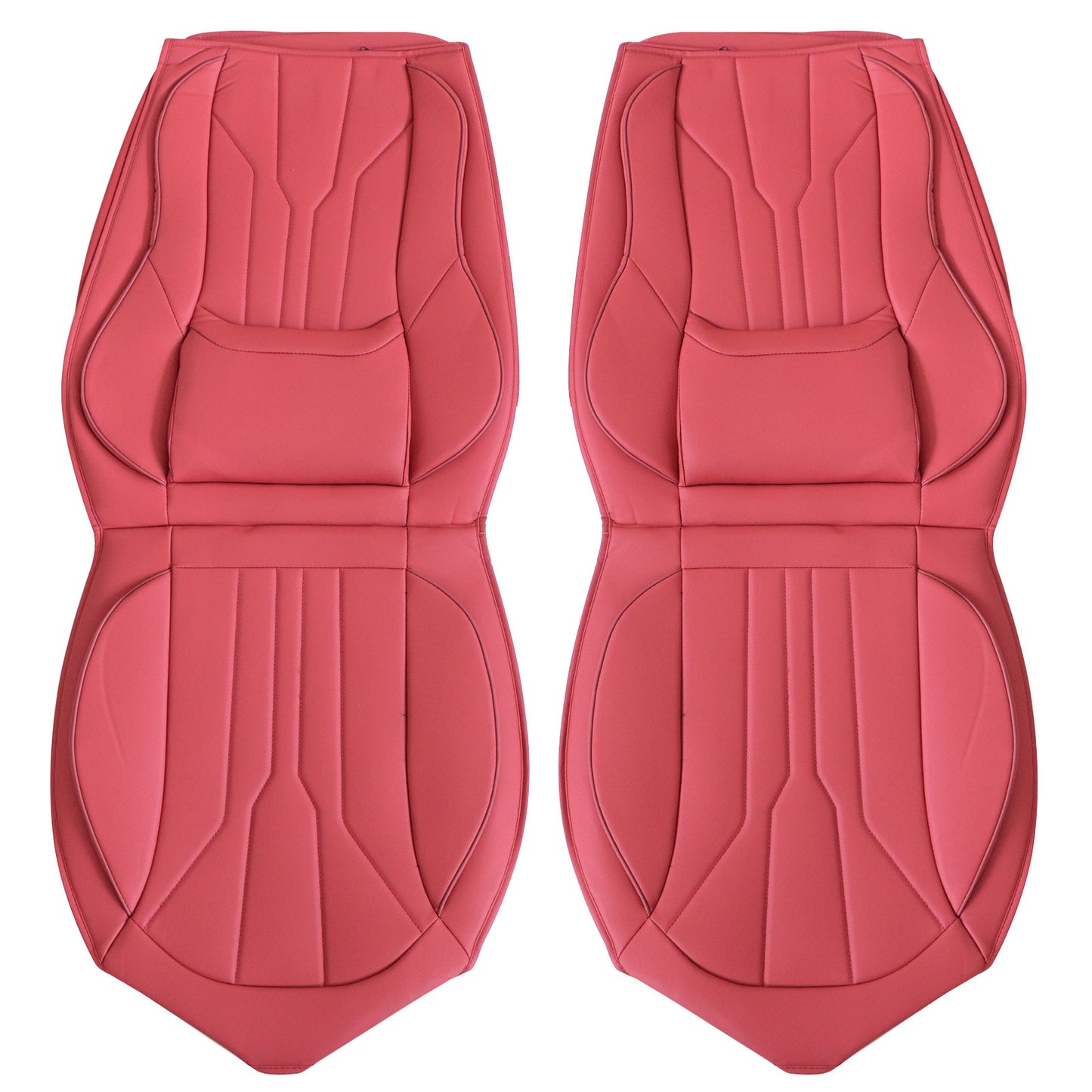 For Toyota Camry Car Seat Covers 5-Seats Front + Rear Protector Leather Full Set