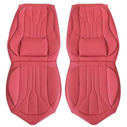 For Toyota Camry Car Seat Covers 5-Seats Front + Rear Protector Leather Full Set