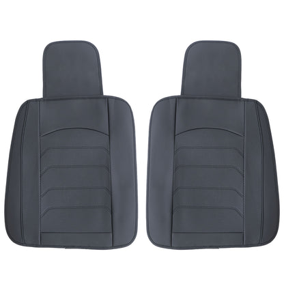 PU Leather 5 Seat Covers Full Set Front + Rear Cushion Fits Toyota Deluxe Car
