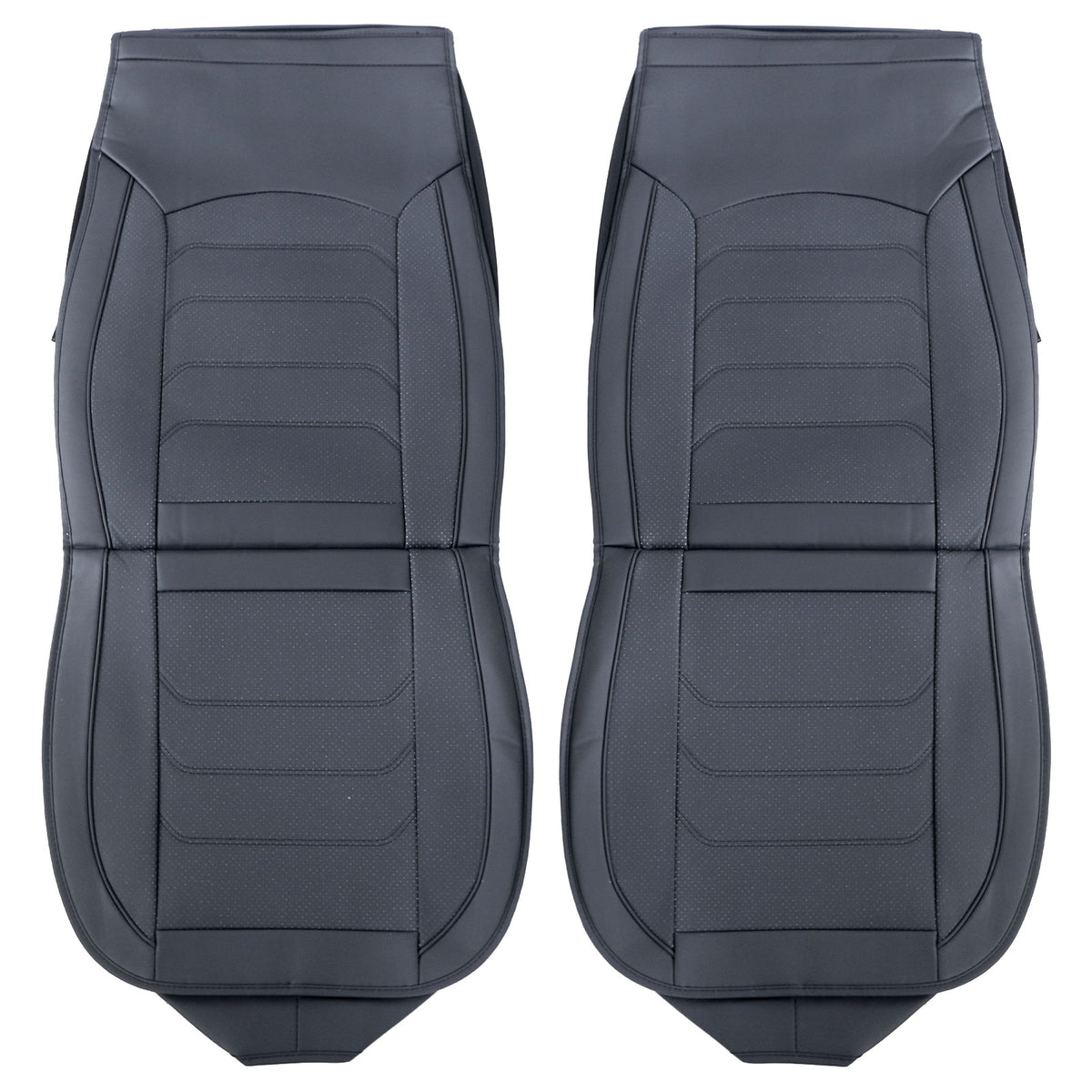 PU Leather 5 Seat Covers Full Set Front + Rear Cushion Fits Toyota Deluxe Car