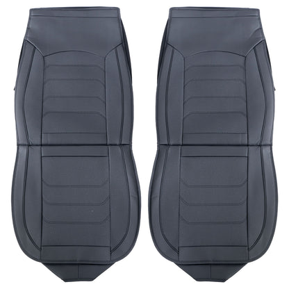 PU Leather 5 Seat Covers Full Set Front + Rear Cushion Fits Toyota Deluxe Car