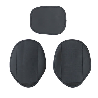 PU Leather 5 Seat Covers Full Set Front + Rear Cushion Fits Toyota Deluxe Car