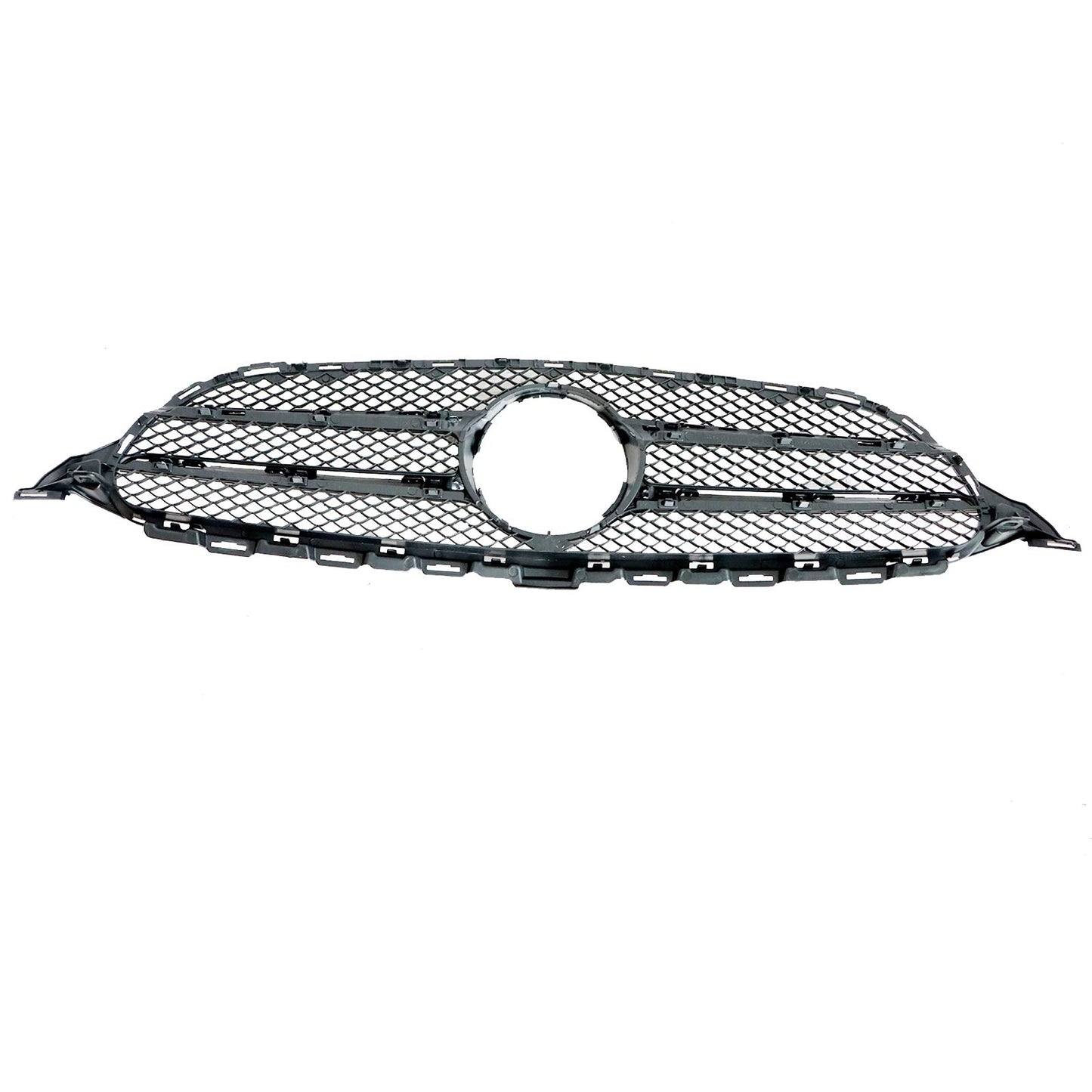 Front Bumper Chrome Radiator Grill For Mercedes-Benz W205 C Class 2015-2018