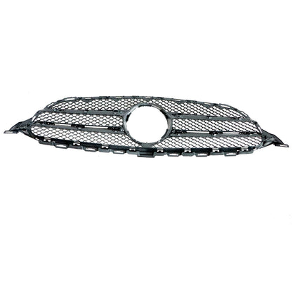 Front Bumper Chrome Radiator Grill For Mercedes-Benz W205 C Class 2015-2018