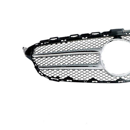 Front Bumper Chrome Radiator Grill For Mercedes-Benz W205 C Class 2015-2018