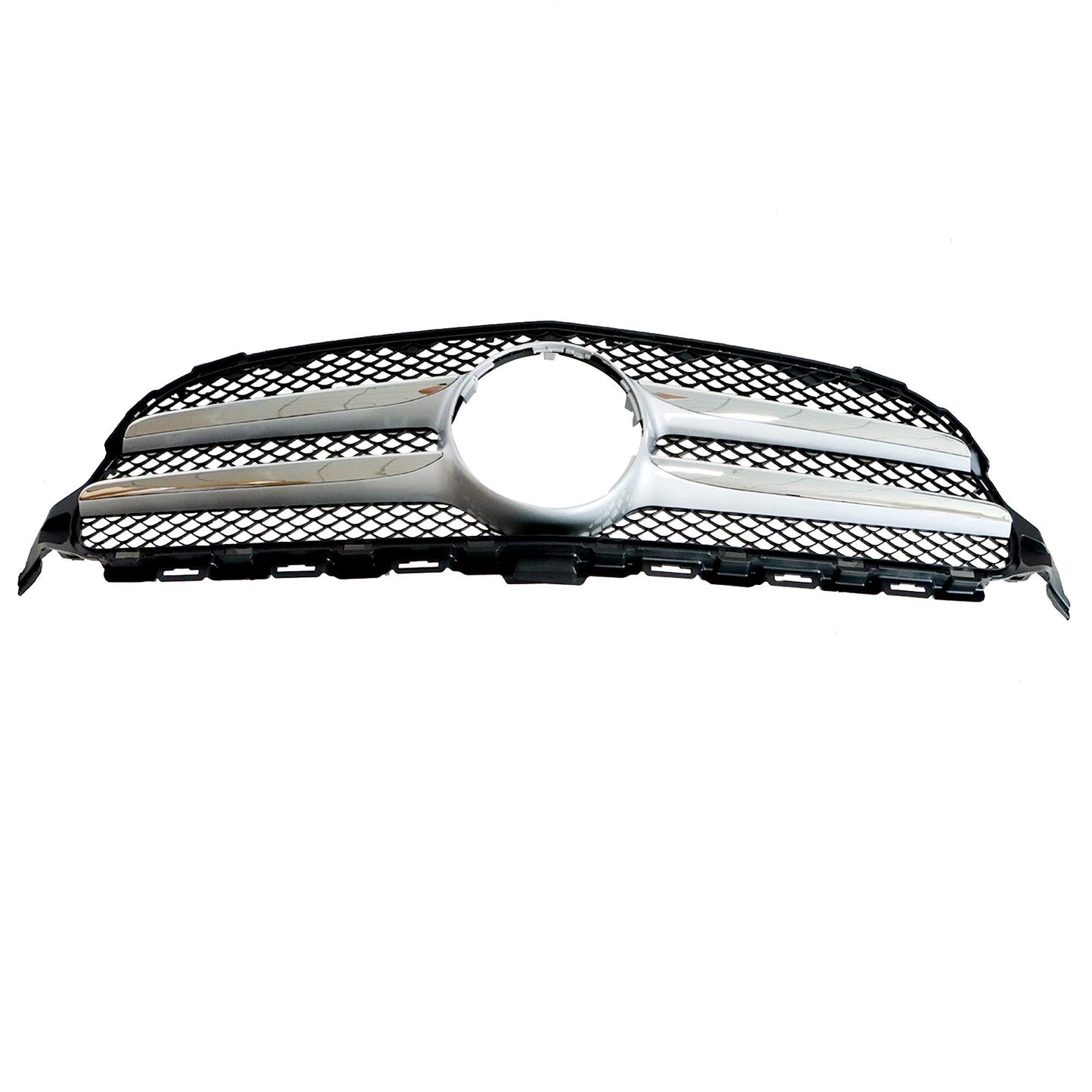 Front Bumper Chrome Radiator Grill For Mercedes-Benz W205 C Class 2015-2018