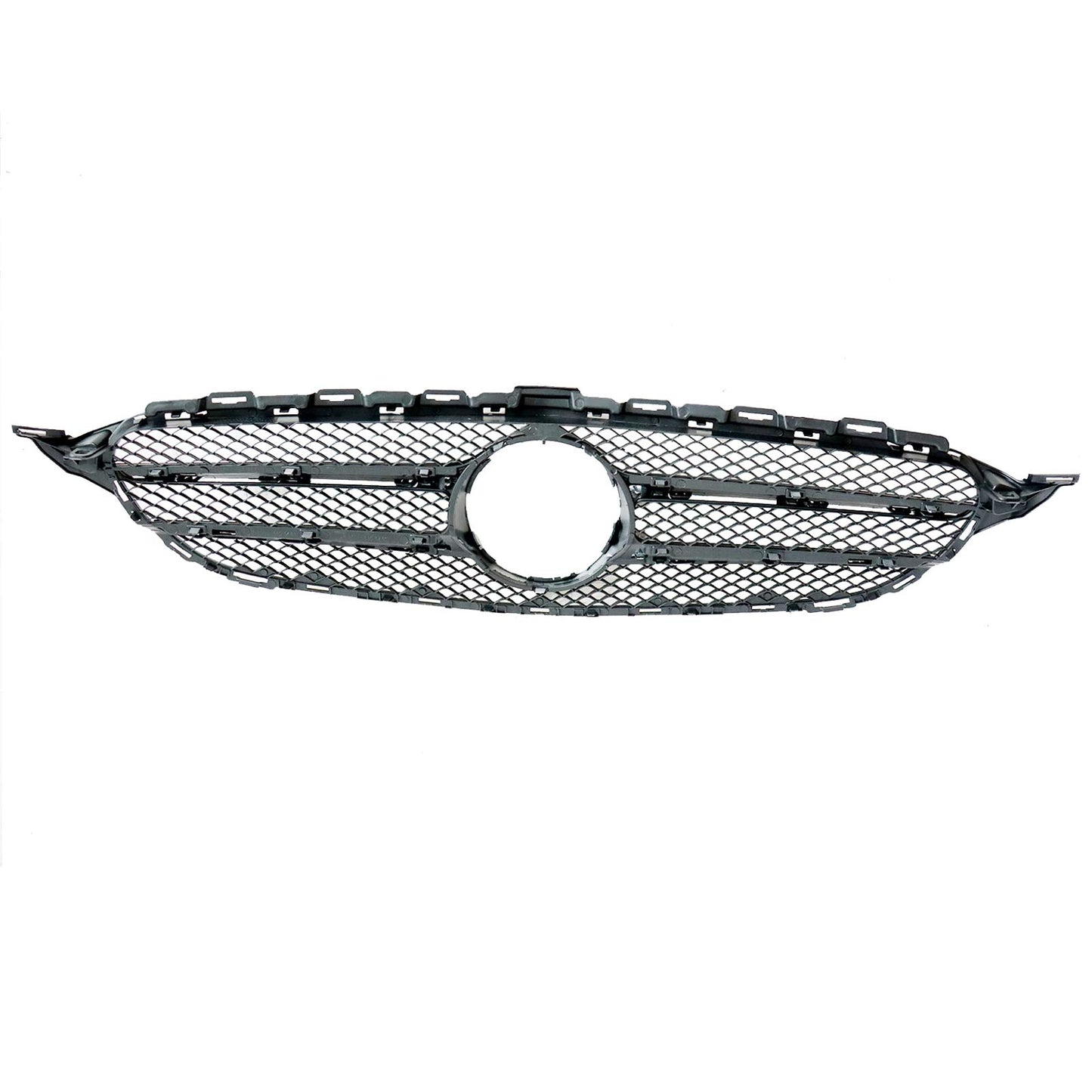 Front Bumper Chrome Radiator Grill For Mercedes-Benz W205 C Class 2015-2018