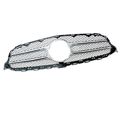 Front Bumper Chrome Radiator Grill For Mercedes-Benz W205 C Class 2015-2018