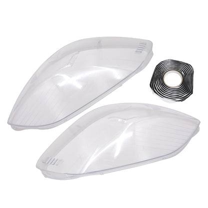 For Buick Enclave 2008-2012 Pair Transparent Headlight Headlamp Cover Lens