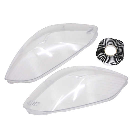 For Buick Enclave 2008-2012 Pair Transparent Headlight Headlamp Cover Lens
