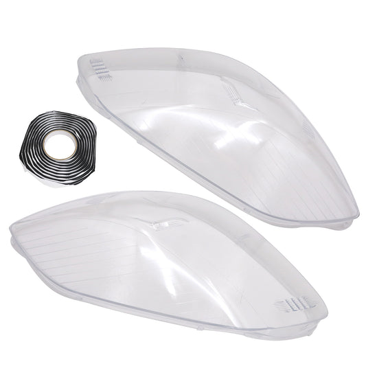 For Buick Enclave 2008-2012 Pair Transparent Headlight Headlamp Cover Lens