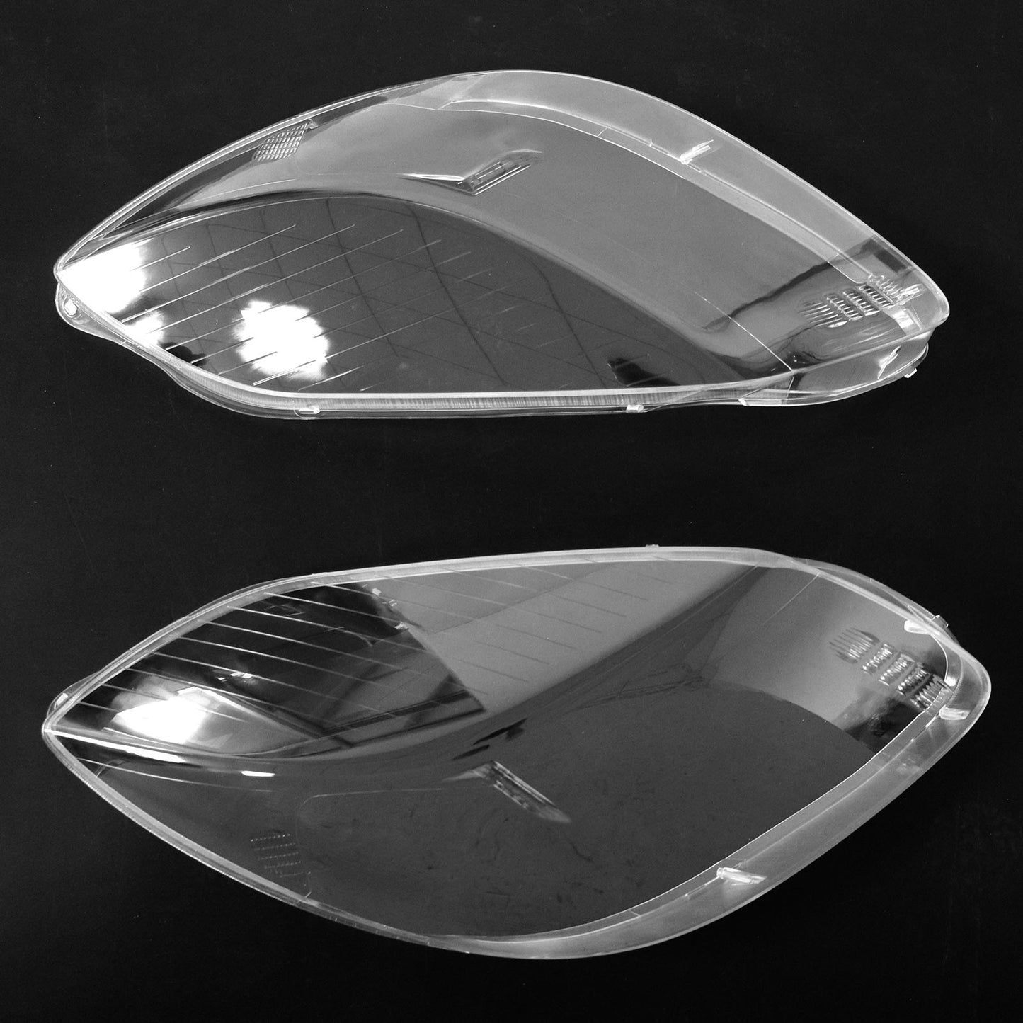For Buick Enclave 2008-2012 Pair Transparent Headlight Headlamp Cover Lens