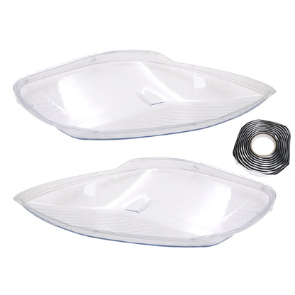 For Buick Enclave 2008-2012 Pair Transparent Headlight Headlamp Cover Lens