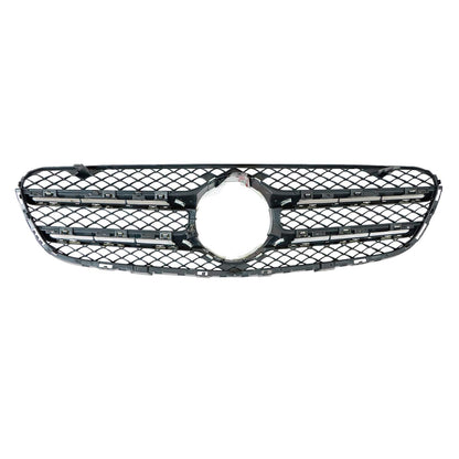 Front Grille Chrome & Black Mesh For 2016-2019 Mercedes-Benz GLC300 W253.