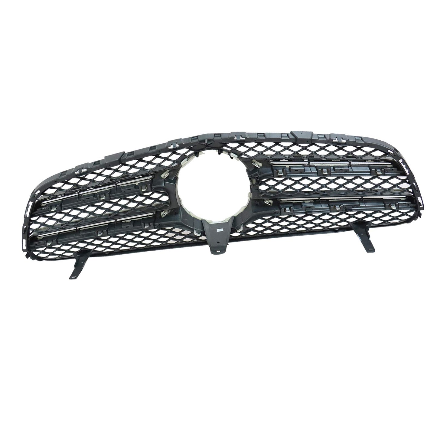Front Grille Chrome & Black Mesh For 2016-2019 Mercedes-Benz GLC300 W253.