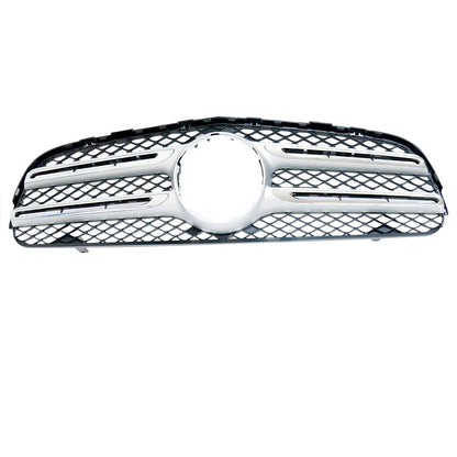 Front Grille Chrome & Black Mesh For 2016-2019 Mercedes-Benz GLC300 W253.
