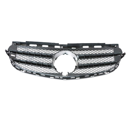For 2014-16 MERCEDES W212 E550 E350 Front Grille Black+Chrome Edge 2128801022