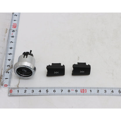 CD Audio Control Button Knob Cover Kit Fits 2009-2015 Mercedes-Benz W212 E-class