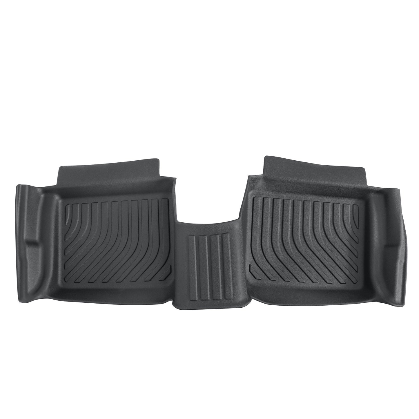 Front & 2nd Row TPE Floor Mats Liners Black 3Pcs For 2010-2019 Ford Taurus New