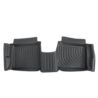 Front & 2nd Row TPE Floor Mats Liners Black 3Pcs For 2010-2019 Ford Taurus New