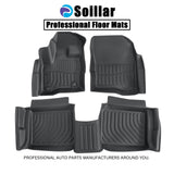 3Pcs Front & Rear TPE Floor Mats Liners Black For 2010-2019 Ford Taurus