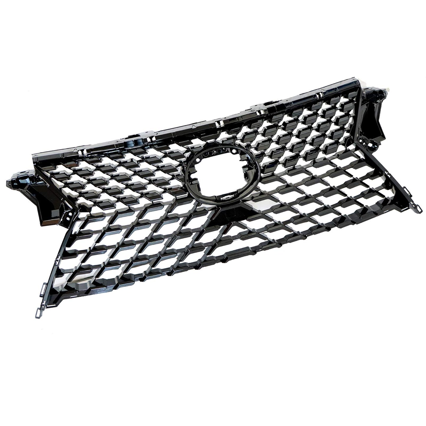 Front Upper Lower Grille Trim Molding+Grille Fit 16-19 Lexus RX350 RX350L RX450h
