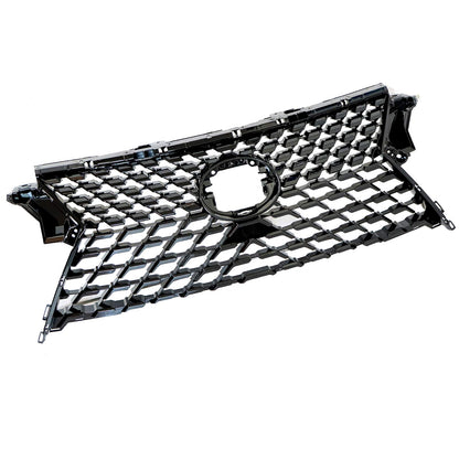 Front Upper Lower Grille Trim Molding+Grille Fit 16-19 Lexus RX350 RX350L RX450h