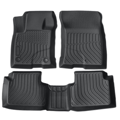 TPE Car Floor Mats Liners 3Pcs For 2022 2023 2024 2025 Ford Maverick Crew Cab